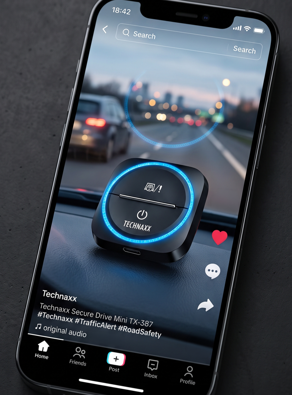 TikTok product feed on smartphone